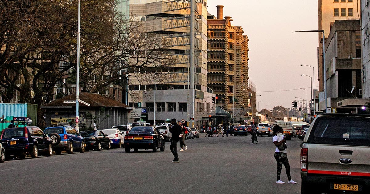 A photo of Harare in Zimbabwe, where Leese, a transgender woman with big dreams experienced harsh disappointment and rejection but ultimately found success